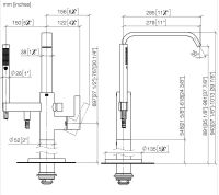 Vorschau: Dornbracht IMO freistehender Wannen-Einhebelmischer