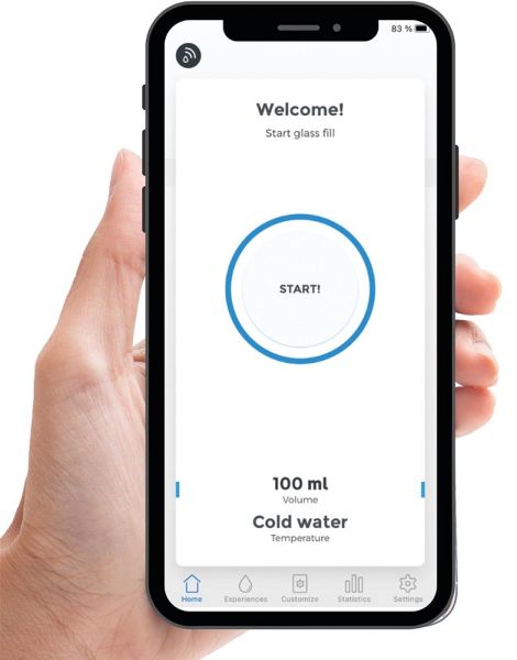 Kludi E-GO Voice smarte elektrische Küchenarmatur mit Netzstecker