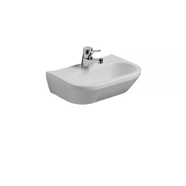 Laufen Object Handwaschbecken ohne Überlauf mit 1 Hahnloch, 45x31cm, weiß