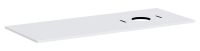 hansgrohe Xilesa E Konsole 137,5x55cm für Aufsatzwaschtisch rechts ohne Hahnloch weiß matt 54279700