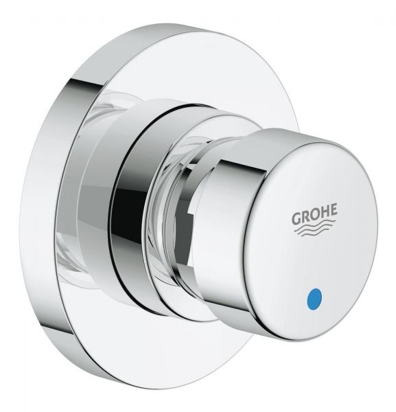 Grohe Euroeco CT Selbstschluss-Durchgangsventil, Wandeinbau, chrom