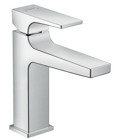 Hansgrohe Metropol Einhebel-Waschtischmischer 110 mit Hebelgriff und Ablaufgarnitur, chrom