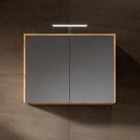 Vorschau: RIHO Porto Wave Waschtisch mit Unterschrank 80cm & LED-Spiegelschrank