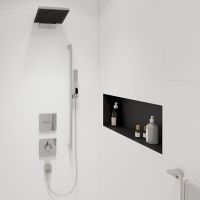 Vorschau: Hansgrohe Pulsify E Kopfbrause 260 2jet EcoSmart 10,8l/min mit Wandanschluss, chrom