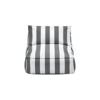 blomus STAY Lounger Chair gestreift, schwarz/weiß 62354 