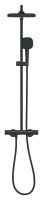 Vorschau: Grohe Tempesta System 250 Cube Duschsystem mit Thermostat, wassersparend, matt black