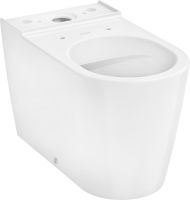 Vorschau: hansgrohe EluPura S Stand-WC AquaFall Flush für aufgesetzten Spülkasten, weiß