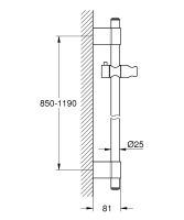 Vorschau: Grohe Rainshower Brausestange 115cm 27136001