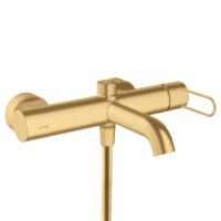 AXOR Uno Wannenarmatur Aufputz mit Bügelgriff brushed gold optic 38421250