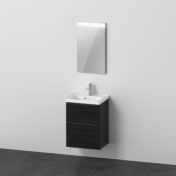 Duravit D-Neo Möbel-Set 50cm mit Handwaschbecken, Waschtischunterschrank und Spiegel DE0143016160000