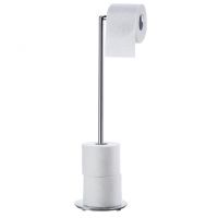 Vorschau: Smedbo Outline Lite Toilettenpapierhalter/Reservepapierhalter freistehend, edelstahl poliert