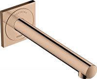 Vorschau: Axor Uno Elektronik-Waschtischmischer 220 Unterputz, für Wandmontage polished red gold 45111300