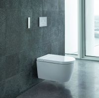 Vorschau: Duravit DuraSystem berührungslose elektronische Betätigungsplatte aus Glas für WC A2