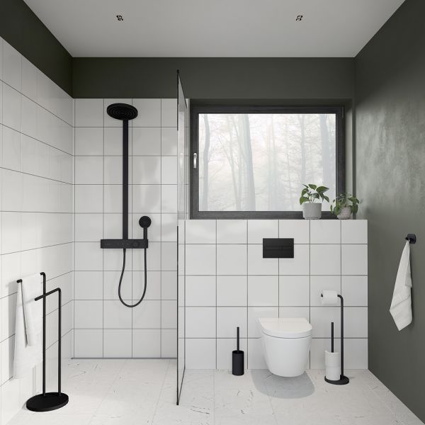 SmedboBeslagsboden ToilettenpapierhalterReservepapierhalter, Standmodell, schwarz BB1230