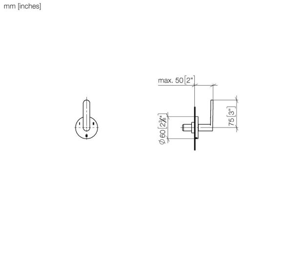 Dornbracht META UP-Dreiwege-Umstellung