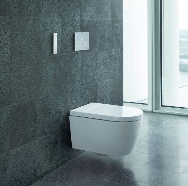 Duravit DuraSystem berührungslose elektronische Betätigungsplatte aus Glas für WC A2