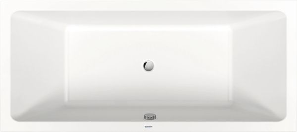 Duravit No.1 Rechteck-Badewanne 180x80cm, Mittelablauf, weiß 700492000000000