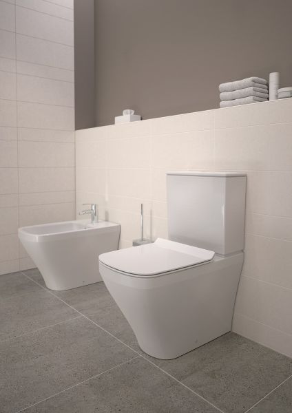 Duravit DuraStyle Stand-WC für Kombination, Tiefspüler 37x63cm, HygieneGlaze, weiß