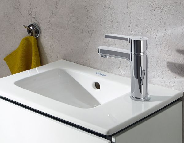 Duravit B.2 Einhebel-Waschtischmischer S mit Zugstangen-Ablaufgarnitur, chrom