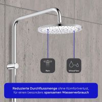 Vorschau: Duravit ShowerSystem Reno MinusFlow, ohne Armatur, chrom