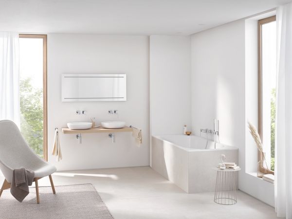 Grohe Essence Rechteck-Badewanne, 180x80cm, weiß 39617000