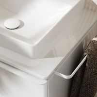 Vorschau: Hansgrohe Xelu Q Waschtischunterschrank 156cm für 2 Aufsatzwaschtische, 2 Schubkästen