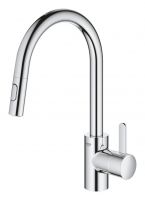 Vorschau: Grohe Eurosmart Cosmopolitan Küchenarmatur, herausziehbare Brause, chrom 31481001