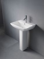 Vorschau: Duravit ME by Starck Waschtisch 60x46cm, mit Überlauf, ohne Wondergliss, weiß 2335600000