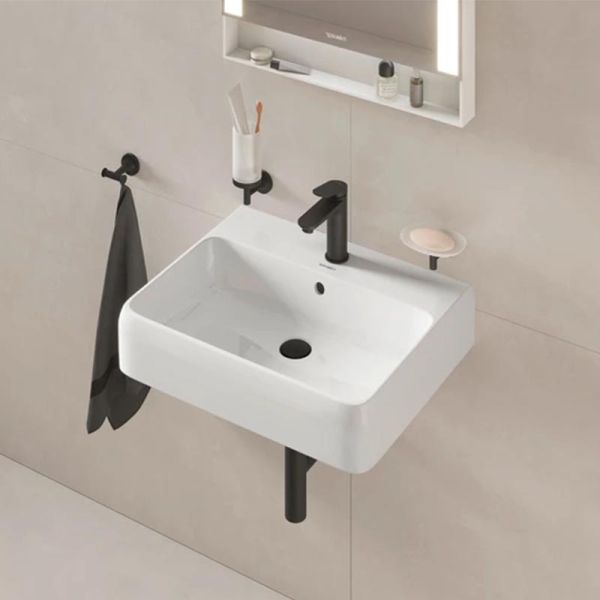 Duravit Push-open Ventil, schwarz matt
