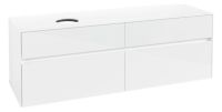 Vorschau: Villeroy&Boch Collaro Waschtischunterschrank passend zu Aufsatzwaschtisch 160cm, weiß C05000DH