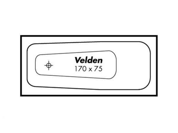 Polypex VELDEN Rechteck-Badewanne 170x75cm