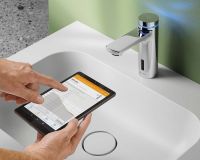 Vorschau: WimTec SMART E10 HyPlus PRO berührungslose Waschtischarmatur 12V Netzbetrieb, chrom