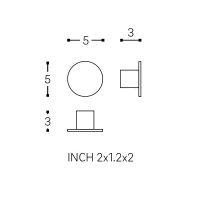 Vorschau: Cosmic Black & White Haken Ø5cm Technische Beschreibung