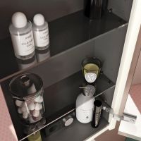 Vorschau: Burgbad rl20 Spiegelschrank Rauchglas Glaseinlegeböden Vorschau: Burgbad rl20 Spiegelschrank Rauchglas Glaseinlegeböden