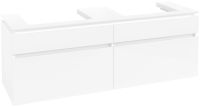 Vorschau: Villeroy&Boch Legato Waschtischunterschrank 160x50cm für Aufsatzwaschtisch, 4 Auszüge, glossy white, B69300DH