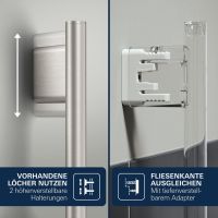 Vorschau: Grohe Rainshower SmartActive Brausestange 60cm, supersteel