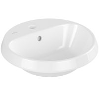 Vorschau: Villeroy&Boch Architectura Einbauwaschtisch, rund Ø45cm, weiß, 5A654501