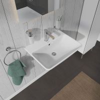 Vorschau: Duravit ME by Starck Waschtisch rechteckig 60x46cm, mit Hahnloch und Überlauf, weiß 2335600000