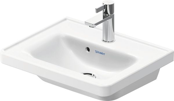 Duravit D-Neo Handwaschbecken 50x40cm, mit Hahnloch und Überlauf, weiß 0742500000