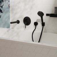 Vorschau: hansgrohe Zesis S Wanneneinlauf, schwarz matt