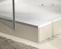 Vorschau: Villeroy&Boch Futurion Flat Quaryl®-Duschwanne 180x90cm, Eckmontage, flächenbündig, weiß