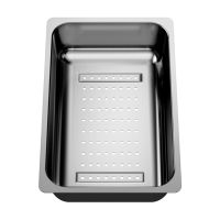 Blanco Resteschale gelocht LEXA 6 S, ZIA 6 S aus Edelstahl 17,8x27,2cm 220736