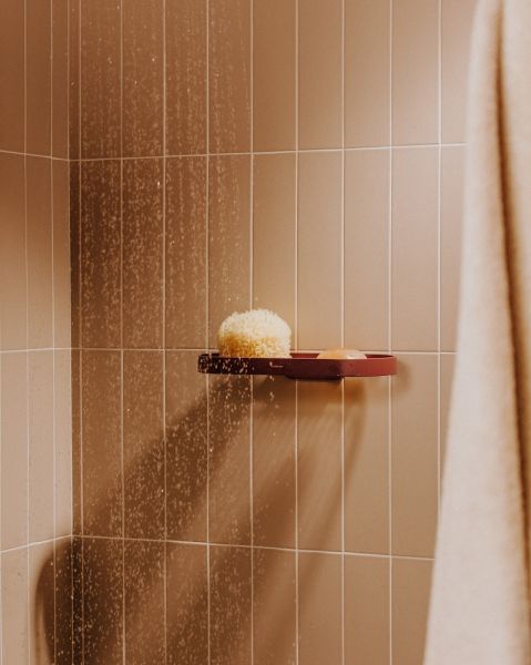 Cosmic Geyser Seifenschale, terracotta