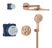 Vorschau: Grohe Grohtherm SmartControl Duschsystem Unterputz mit Rainshower SmartActive 310
