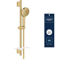 Vorschau: Grohe Vitalio Joy+ 120 Brausestangen-Set, 3 Strahlarten, cool sunrise gebürstet