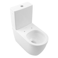 Vorschau: Villeroy&Boch Architectura Tiefspül-WC Kombination, bodenstehend, spülrandlos, 70x37cm, weiß 5691R001