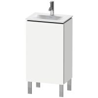 Vorschau: Duravit L-Cube Waschtischunterschrank 44x31cm mit 1 Tür und 1 Glasfachboden für Viu 073345, weiß, LC6580L1818