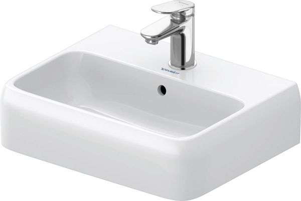 Duravit Qatego Handwaschbecken 45x35cm mit Hahnloch, weiß 0746450000