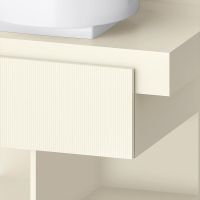 Vorschau: Duravit Balcoon Unterschrank 60x57x53,4cm für Aufsatzbecken, 1 Schublade, 2 offene Fächer
