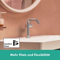 Vorschau: Hansgrohe Tecturis S Waschtischarmatur 150 Fine CoolStart mit Push-Open Ablaufgarnitur